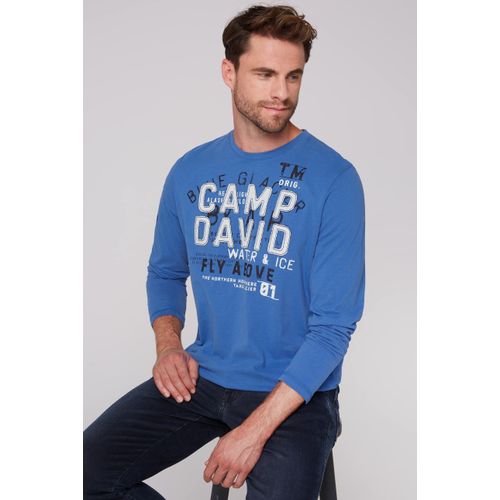 CAMP DAVID Langarmshirt, mit mehreren Prints