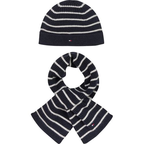 Tommy Hilfiger Mütze & Schal »BABY ACCESSORIES GIFTPACK«, mit Streifenmuster