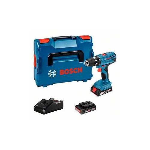 BOSCH Professional GSR 18V-21 Professional Akku-Bohrschrauber-Set 18,0 V, mit 2 Akkus