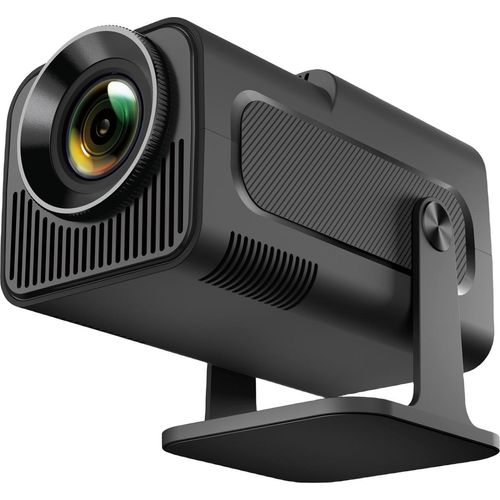 Projektor 1080P Dekodierung Keystone-Korrektur Mini tragbarer Projektor Sprachsteuerung Synchrone Bildschirmfunktion Diffuse Bildgebung mit Staender 360¡ã freie Anpassung Bis zu 130 Zoll grosser Bildschirm fuer Buero-Heimkino-Telefon