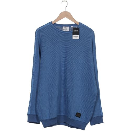 Carlo Colucci Herren Pullover, blau, Gr. 54