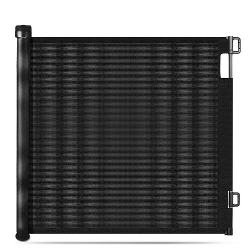 Aoresac Automatisch einziehbares Treppenschutzgitter/Babyschutzgitter/Sicherheitsgitter/Haustiergitter/Hundeschutzgitter/Passt fuer oeffnungen zwischen 140-180 cm/55.12-70.87 in/Weiss