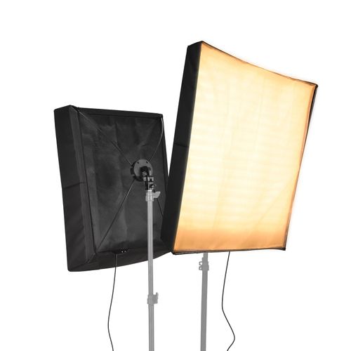 40 x 60 cm, faltbare LED-Videolichtmatte, 70 W, flexibles LED-Panel-Licht, Fotografie-Beleuchtungsset, 3000 K C 6500 K, dimmbar, 360 LED-Perlen mit Softbox, Fernbedienung
