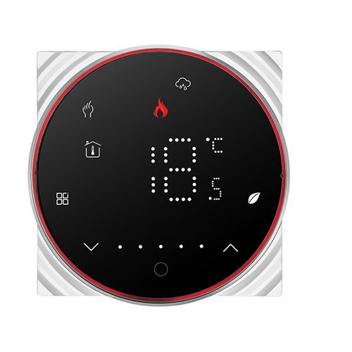8x Smart Thermostat, Dimmbarer Lichtfarbe fuer 16A Elektroheizung Fussbodenheizung, Programmierbarer Raumthermostat Digital Thermostat Wandthermostat