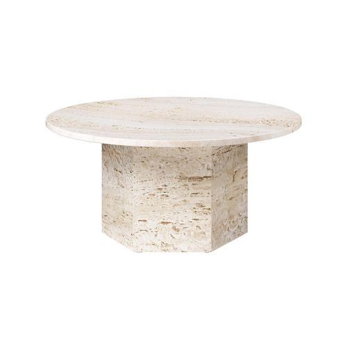 GUBI - Epic Coffee Table, Ø 80 cm, neutral white