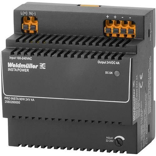 Weidmüller PRO INSTA 96W 24V 4A Schaltnetzgerät 24 V/DC 4 A 96 W Inhalt 1 St.