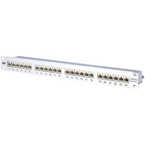 Metz Connect 130855C-E 24 Port Netzwerk-Patchpanel 483 mm (19) CAT 6a 1 HE Bestückt