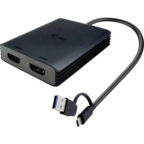 i-tec USB Adapter [1x USB-C®, USB-A - 2x HDMI®] I-TEC USB-A/USB-C Dual 4K HDMI VideoAda. 0.27 m