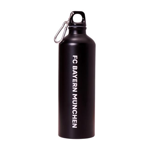 FC Bayern Trinkflasche Aluminium - Schwarz