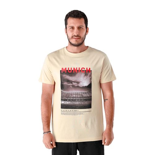 FC Bayern T-Shirt Arena Innenraum - Off white