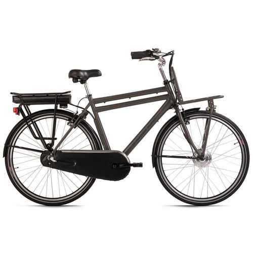 E-Citybike Herren Carry on 28'' E-Bike grau 250 Watt Li-Ion 36V/13 Ah 3 Gänge