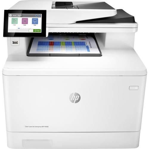 HP Color LaserJet Enterprise M480f MFP Multifunktionsdrucker Laser Farbe A4 Drucker, Scanner, Kopierer, Fax ADF, Duplex, LAN, USB