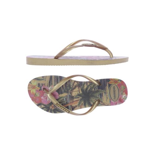 Havaianas Damen Sandale, gold, Gr. 35