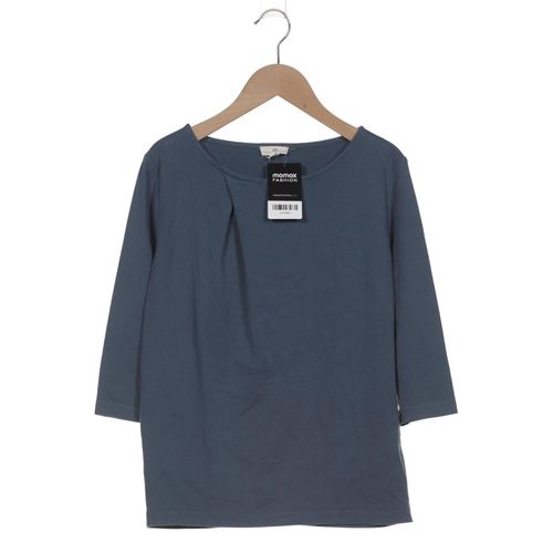 Grüne Erde Damen Langarmshirt, blau, Gr. 34