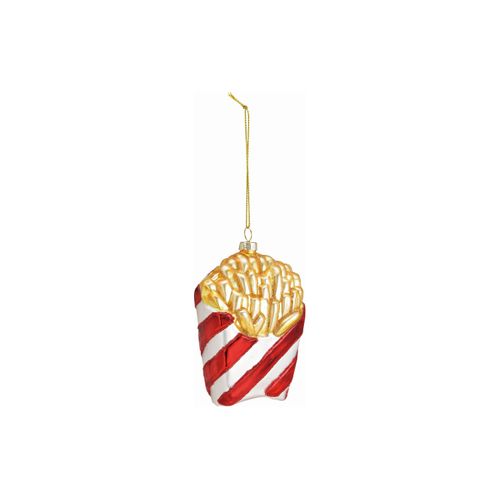 Weihnachtsbaumkugel »G. Wurm Pommes Frites 7 x 10 x 4 cm«