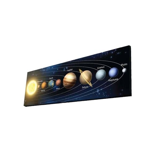 Wandbild »Wallxpert Planeten 30 x 90 cm«, Bilder von Planeten