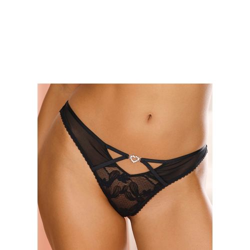 LASCANA String »Dalia«, mit feinen Strasssteinchen und Spitze