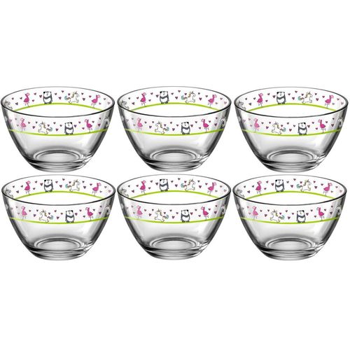 LEONARDO Kinderbesteck »Bambini Kinderschüssel, 12 cm«, (6 tlg.)