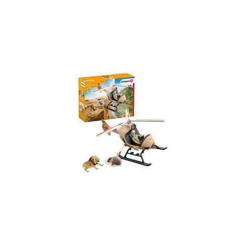 Schleich® Wild Life 42476 Helikopter Tierrettung Spielfiguren-Set