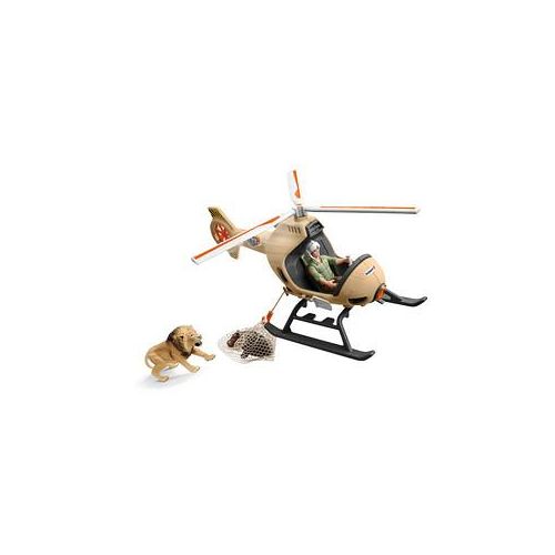 Schleich® Farm World 42476 Helikopter Tierrettung Spielfiguren-Set