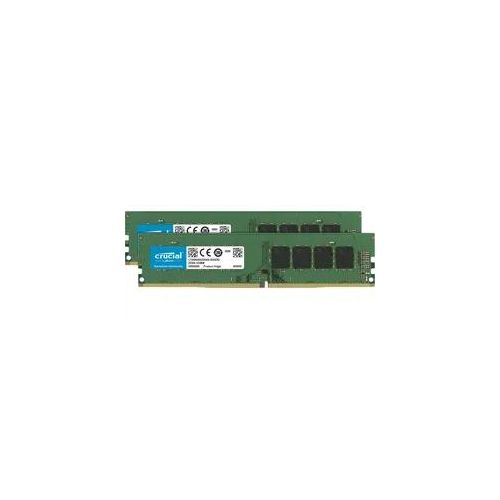 CRUCIAL PC-Arbeitsspeicher "32GB Kit (2 x 16GB) DDR4-3200 UDIMM" Arbeitsspeicher Gr. 32 GB Kit (2x 16 GB), 3200 MHz, grün