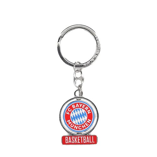 FC Bayern Basketball Schlüsselanhänger Logo - Rot/Weiß