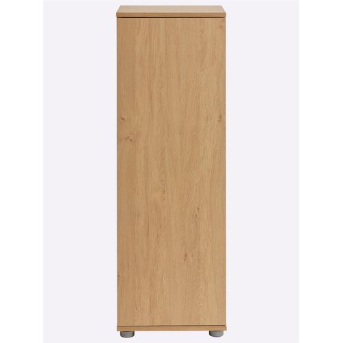 Schuhschrank HEINE HOME, braun (eichefarben), B:40cm H:99cm T:38,5cm, MDF, Spanplatte, Spanplatte, Schränke