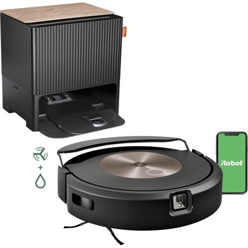 IROBOT Nass-Trocken-Saugroboter "Roomba Combo j9+ (c9758)" Saugroboter braun (moose brown)