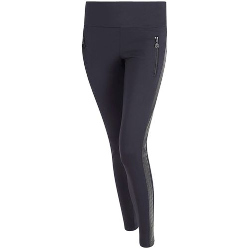 Funktionsleggings SPORTALM KITZBÜHEL Gr. 40, N-Gr, schwarz Damen Hosen Strukturierte Seiteneinsätze, modische Details