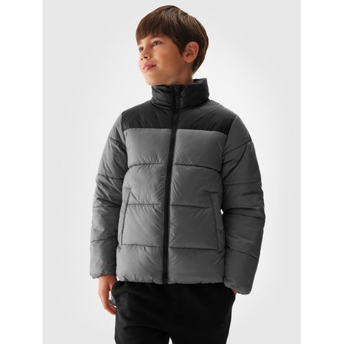 Steppjacke 4F, Kinder, Gr. 140, grau, Steppware, Obermaterial: 100% Polyamid. Futter: 100% Polyester. Wattierung: 100% Polyester, colorblocking, sportlich, Langarm, Jacken