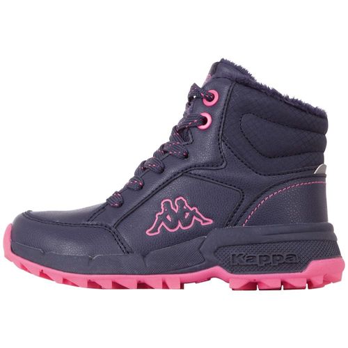 Winterboots KAPPA, Gr. 34, blau (navy, pink), Synthetik, mehrfarbig, sportlich, Schuhe, mit praktischem Reißverschluss auf der Innenseite