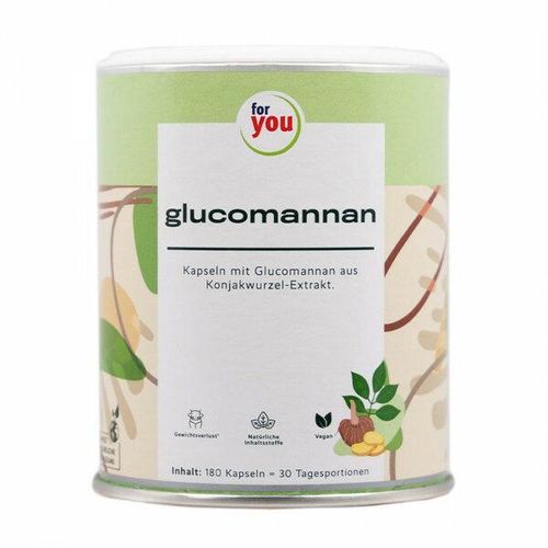 for you glucomannan 180 Kapseln