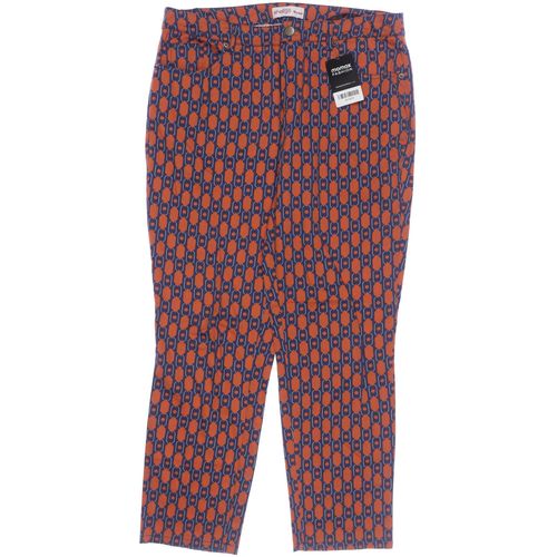 sheego Damen Stoffhose, orange, Gr. 22