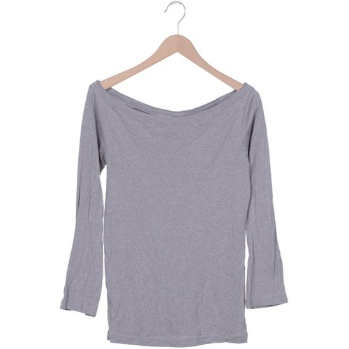 Petit Bateau Damen Langarmshirt, grau, Gr. 134