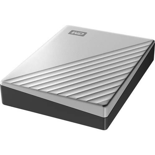 WD My Passport Ultra 4 TB Externe Festplatte 6.35 cm (2.5 Zoll) USB-C® Silber WDBFTM0040BSL-WESN