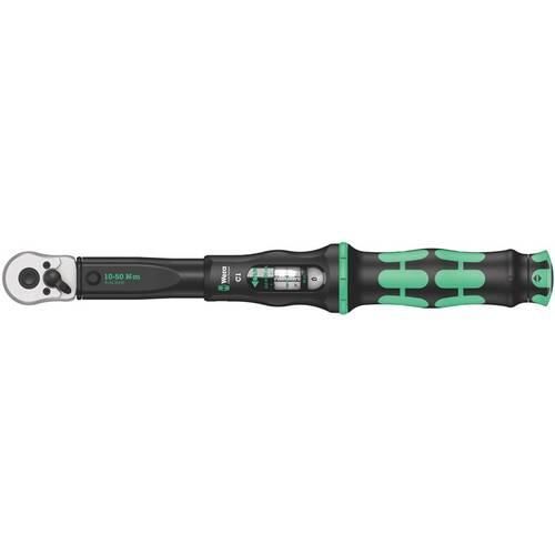 Wera Click-Torque C 1 05075620001 Drehmomentschlüssel mit Umschaltknarre 1/2 (12.5 mm) 10 - 50 Nm