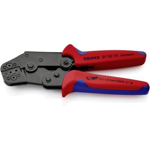 Knipex Knipex-Werk 97 52 14 Crimpzange Unisolierte, offene Steckverbinder 0.10 bis 1.5 mm²