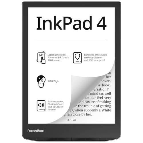 PocketBook InkPad 4 eBook-Reader 19.8 cm (7.8 Zoll) Schwarz