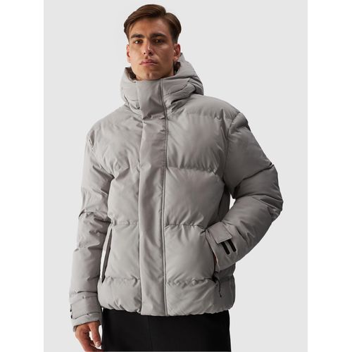 Steppjacke 4F, Herren, Gr. XXXL, grau, Steppware, Obermaterial: 100% Polyester. Futter: 100% Polyester. Wattierung: 100% Polyester, unifarben, sportlich, Langarm eingesetzt,weit eingefasste Kante mit Klettverschlüssen, Jacken