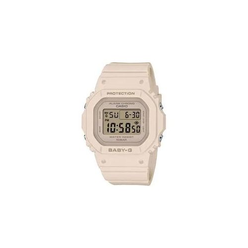 Chronograph CASIO BABY-G Armbanduhren beige (creme) Damen Quarzuhr, Armbanduhr, Damenuhr, automatischer Kalender, digital, Timer