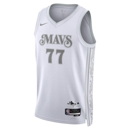 Luka Dončić Dallas Mavericks 2024/25 City Edition Nike Dri-FIT NBA Swingman Trikot (Herren) - Weiß