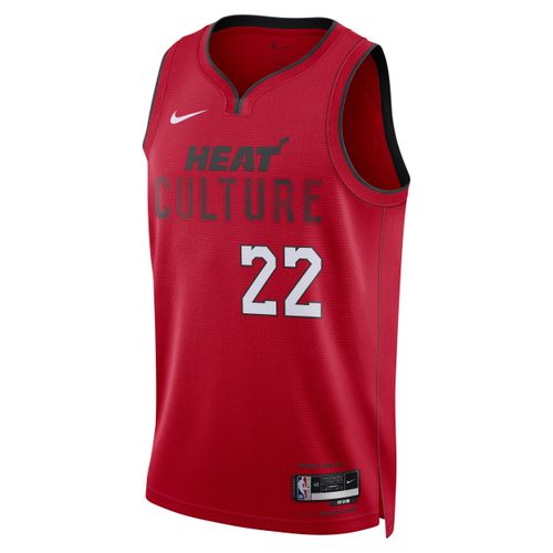 Jimmy Butler Miami Heat 2024/25 City Edition Nike Dri-FIT NBA Swingman Trikot (Herren) - Rot