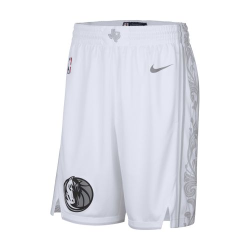 Dallas Mavericks 2024/25 City Edition Nike Dri-FIT NBA Swingman-Shorts (Herren) - Weiß