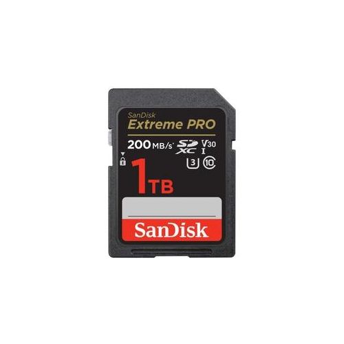 SanDisk 1 TB SDXC ExtremePro 200MB/s V30 UHS-I U3, Class