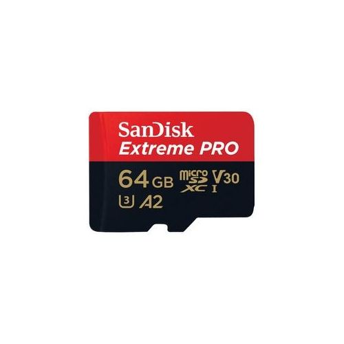 SanDisk Extreme Pro 64GB 200 MB/s micro SDXC UHS-I, U3,