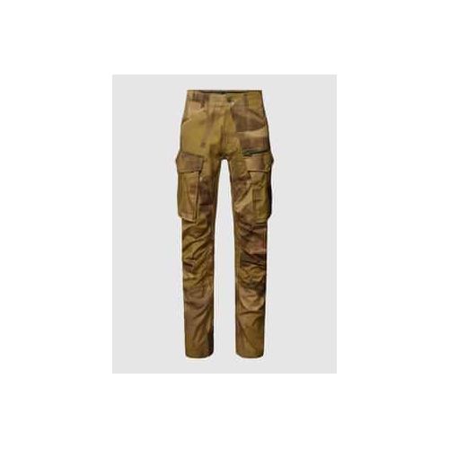 Cargohose mit Camouflage-Muster