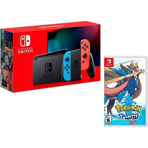 Switch 32GB - Schwarz - Limited Edition Pokémon Sword + Pokémon Sword