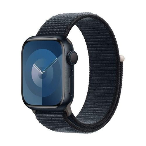 Apple Watch Series 9 (2023) GPS + Cellular 41 mm - Aluminium Mitternacht - Sport loop Blau