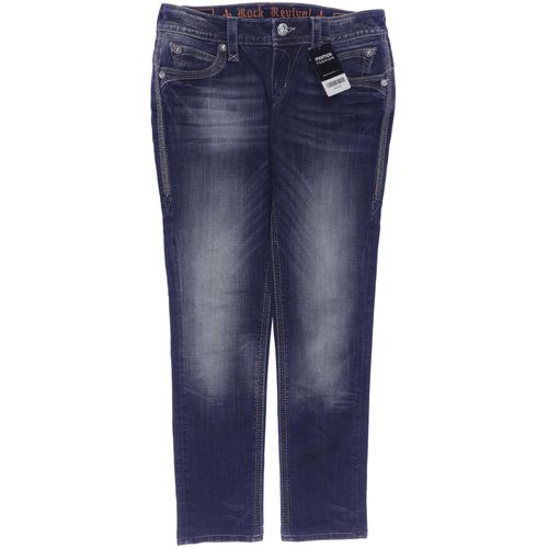 Rock Revival Damen Jeans, marineblau, Gr. 28