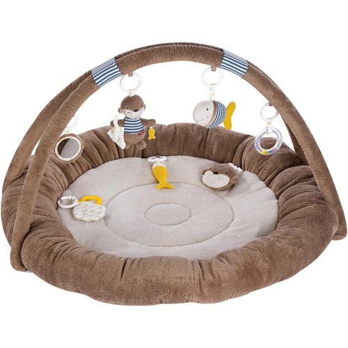 Baby Gym FEHN "Otter Theo, 3-D-Activity-Nest Otter" Spielbögen braun (braun/sand) Kinder